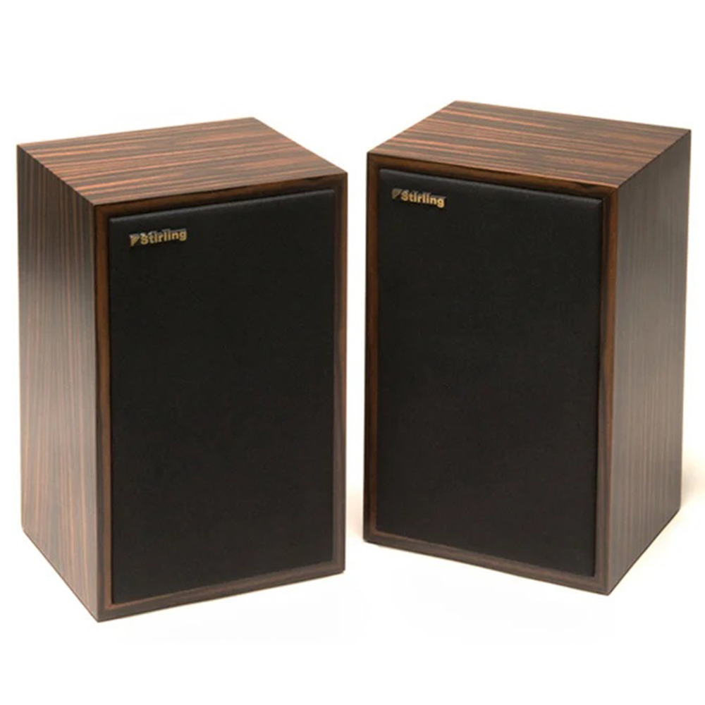 Stirling Broadcast BBC LS3/5a V2 Bookshelf Speaker Ebony Raf Tipi